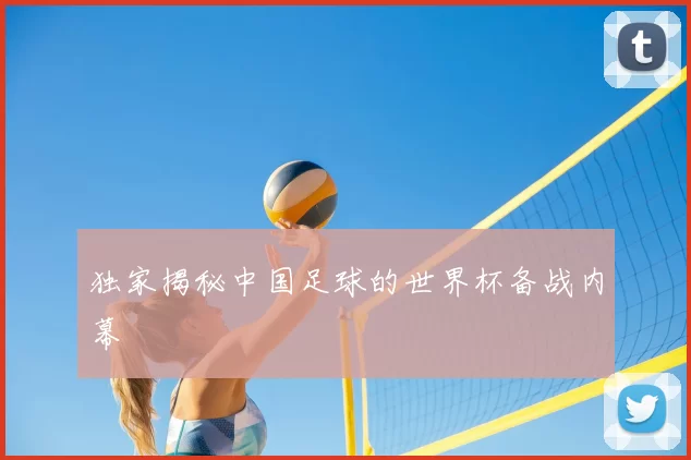 独家揭秘中国足球的世界杯备战内幕
