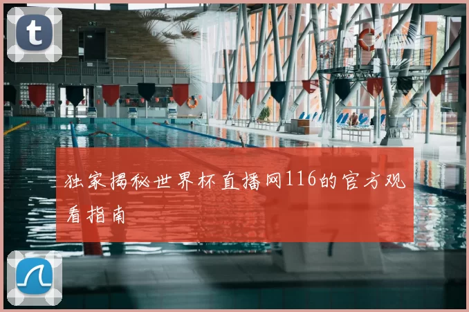 独家揭秘世界杯直播网116的官方观看指南